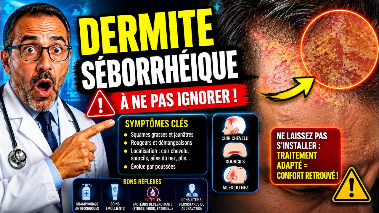 Dermite Séborrhéique 😣 Causes, Symptômes et Traitements Efficaces !
