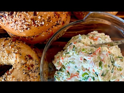 Veggie Cream Cheese For Bagels