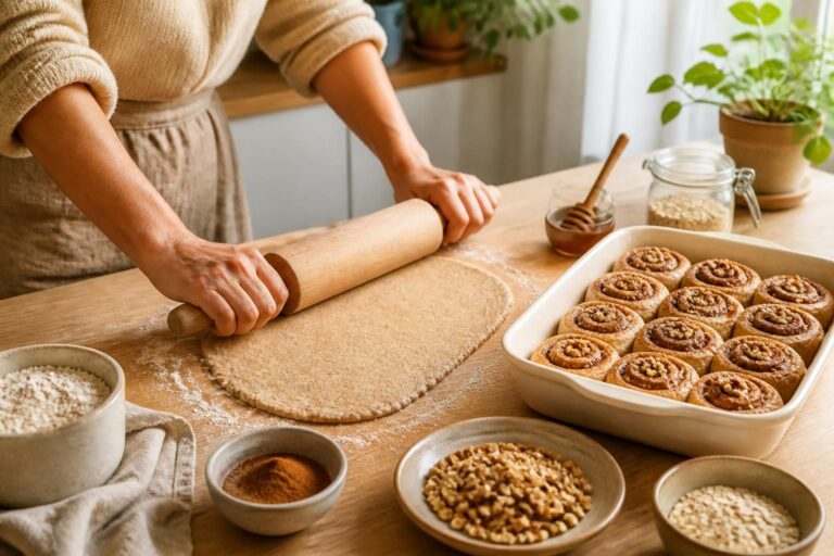 découvrez notre recette facile de cinnamon rolls healthy sans robot pour un plaisir gourmand et sain fait maison.