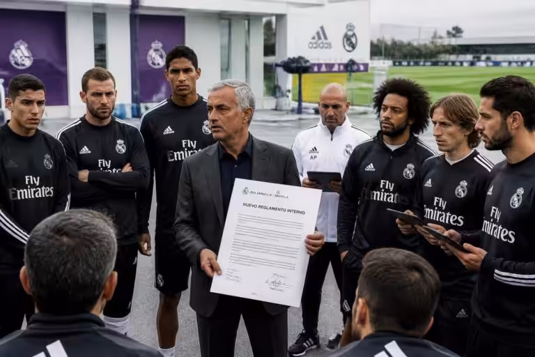 découvrez comment mourinho transforme le real madrid avec un nouveau règlement intérieur innovant et surprenant, changeant les règles du jeu au sein du club.